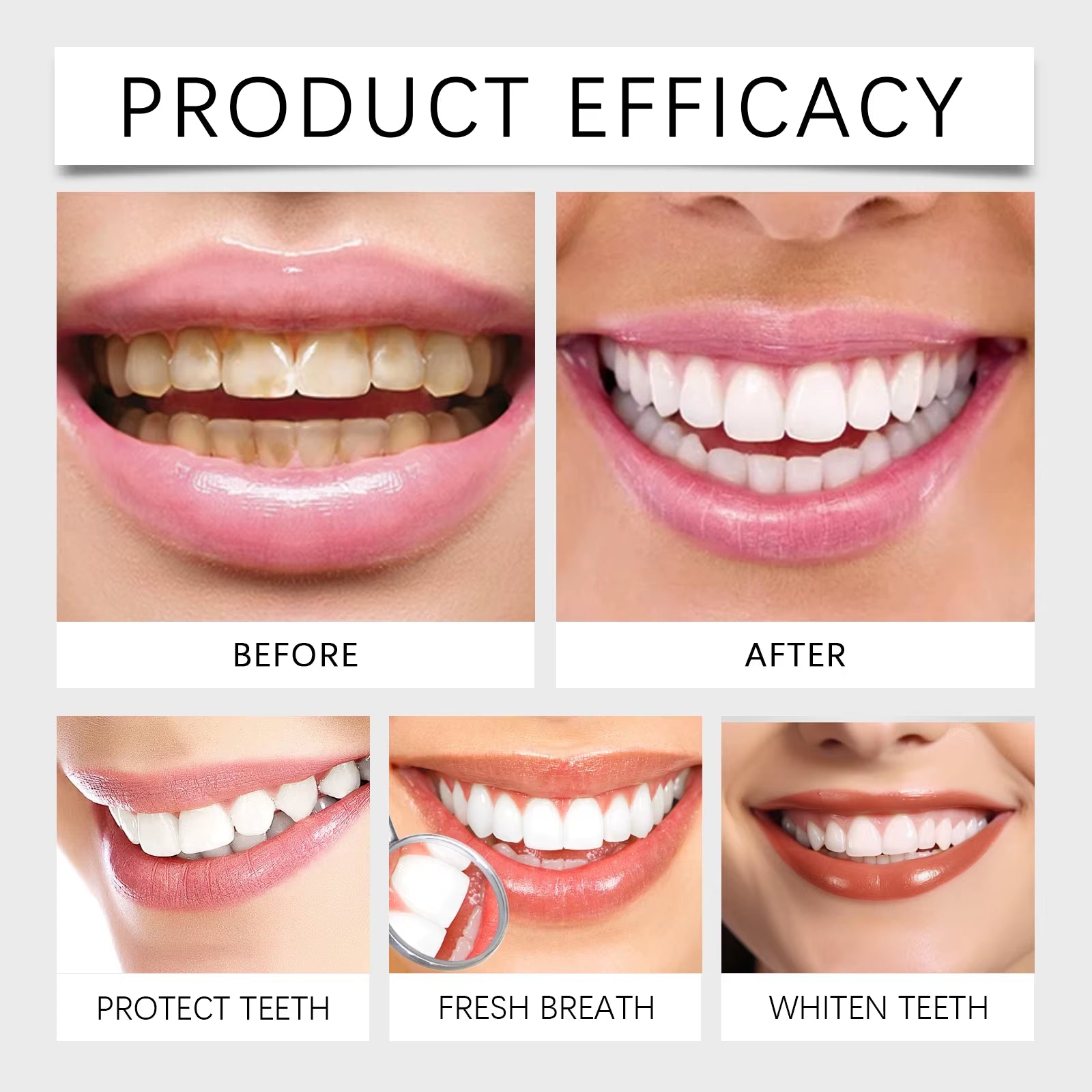 Hydroxyapatite Toothpaste for Coffee/Tea Stain Removal Sensitive Teeth Fresh Breath Anticavity Surface Stain Cleaning Oral Care